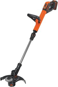 Black and Decker cordless strimmer.