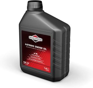 Briggs & Stratton four-stroke engine oil.