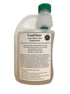 Castclear earthworm deterrent.