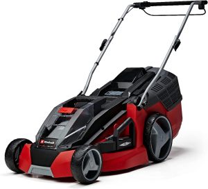 Einhell GE-CM 43 Li cordless mower.