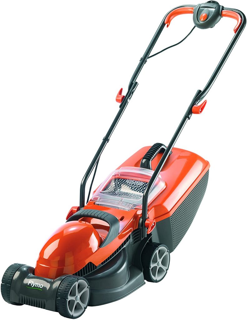 Flymo Chevron 32V lawn mower.