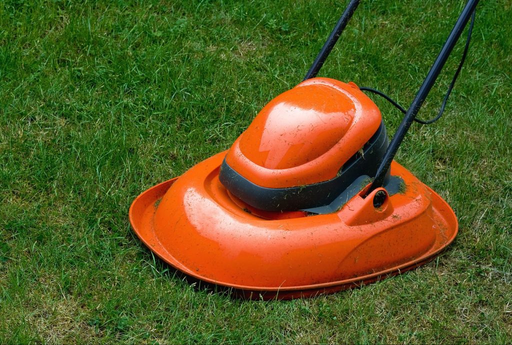 Flymo hover mower.