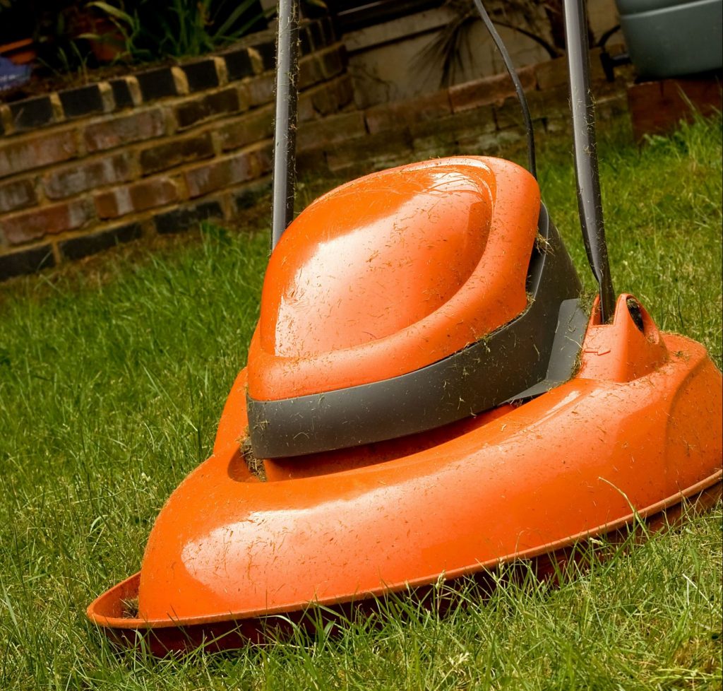 Flymo hover mower.