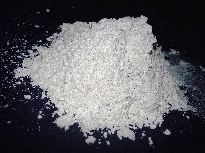 Sample of food grade diatomaceous earth.