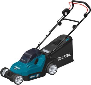 Makita DLM382Z lawn mower.