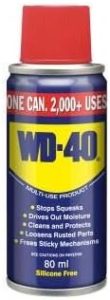 A WD-40 bottle.