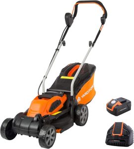 Yard Force 40V lawn mower.